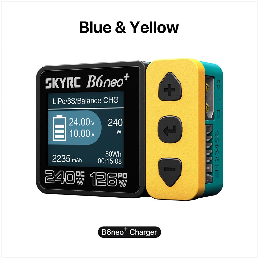 SKYRC B6neo+ Smart Charger DC240W PD126W Compact Balance Charger