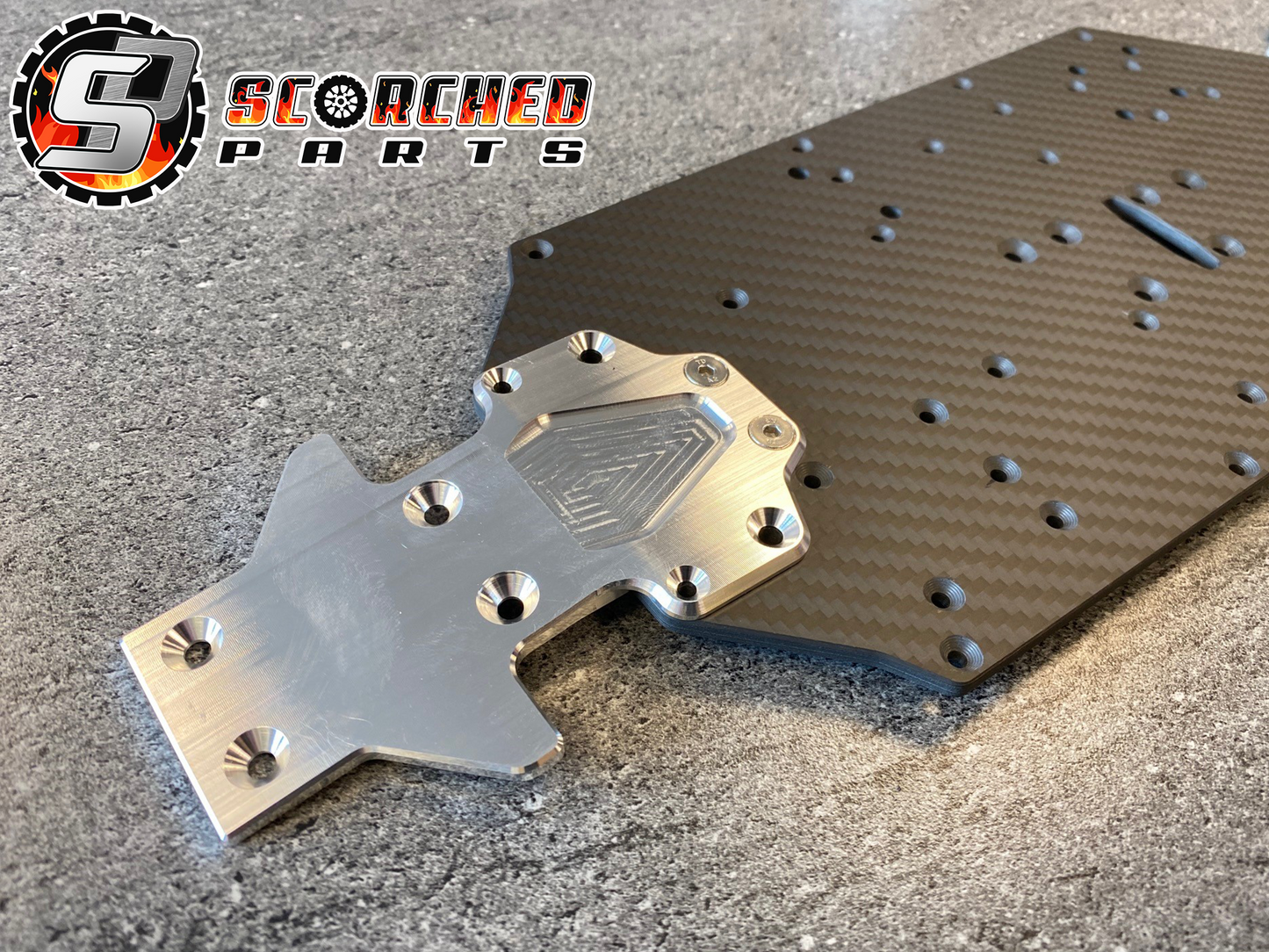Carbon Fibre Hybrid Chassis - for Arrma SWB Typhon / Outcast 6s