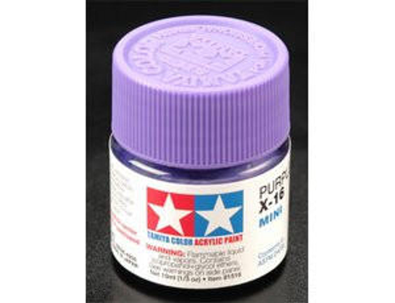Tamiya Mini X-16 Gloss Purple 10ml Acrylic Paint 81516