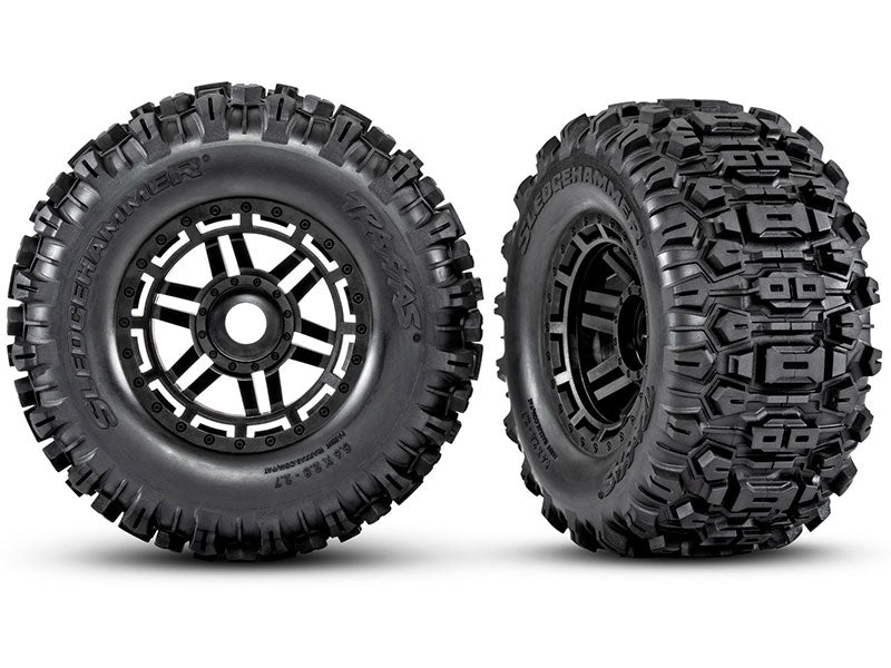 Traxxas Sledgehammer Wheels and Tyres (2) for Maxx TRX8973