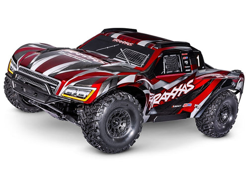 Traxxas Maxx Slash 1/8 4WD 6S Brushless Short Course Truck - Red TRX102076-4-RED