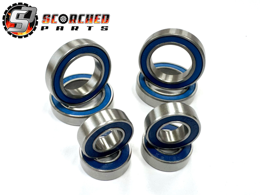 Wheel bearing set, Ceramic (Oversize - Scorched and Arrma V6 type hubs)