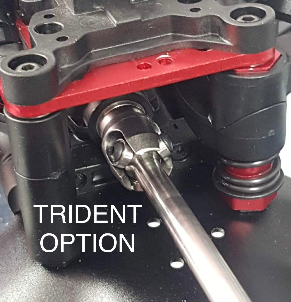 Titanium Centre Drive Shaft and Pinocchio spool set - for Arrma Kraton / Stretch Typhon / Talion