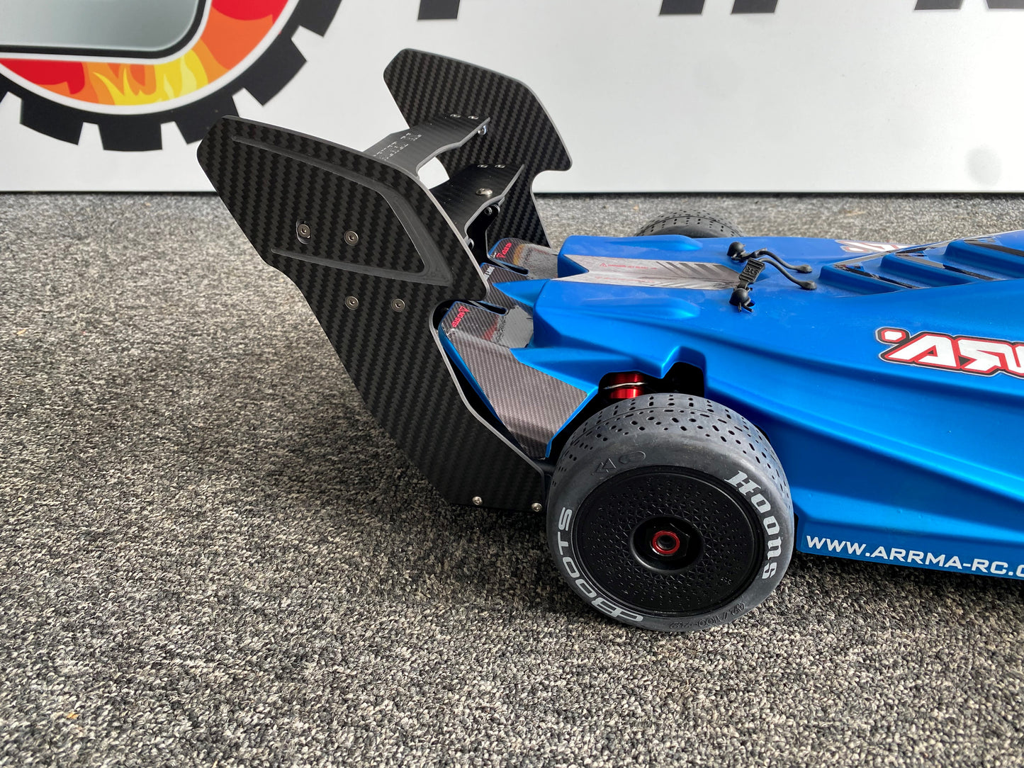 SP Rear Adjustable Twin Wing Set - for Arrma Limitless / Infraction