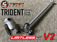 Load image into Gallery viewer, Trident Ball Bearing Titanium Front Centre Drive Shaft 114/116mm - for Arrma Limitless V2, Typhon