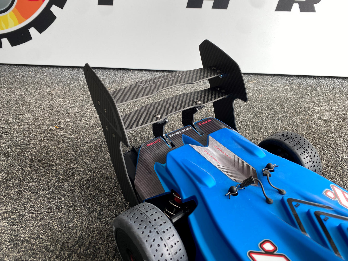 SP Rear Adjustable Twin Wing Set - for Arrma Limitless / Infraction