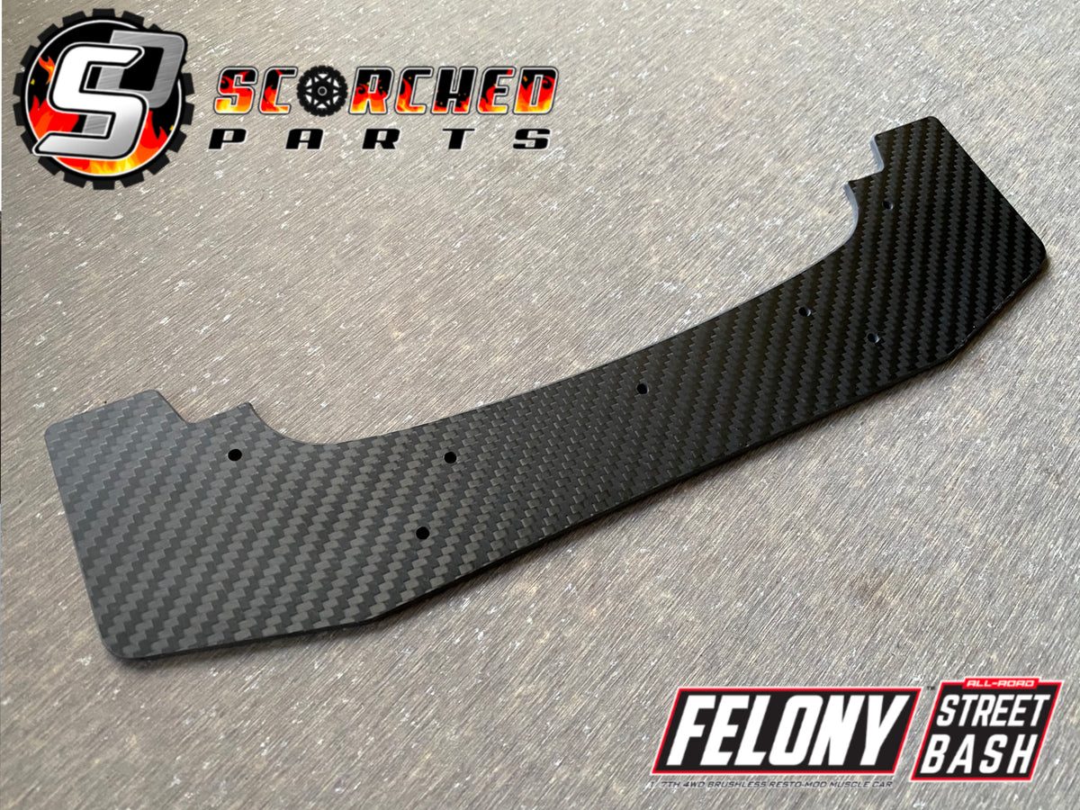 General Suspension Guard Board Carbon Fiber Guard Plate For 1/7 ARRMA FELONY INFRACTION LIMITLESS V2 Car Truck Parts