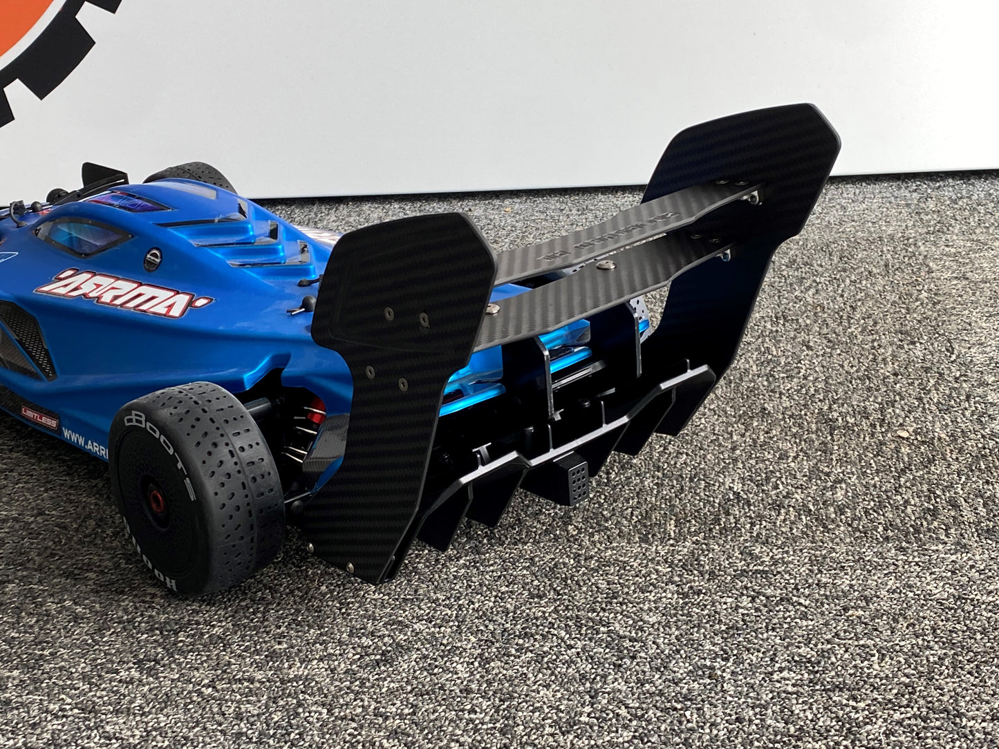 SP Rear Adjustable Twin Wing Set - for Arrma Limitless / Infraction