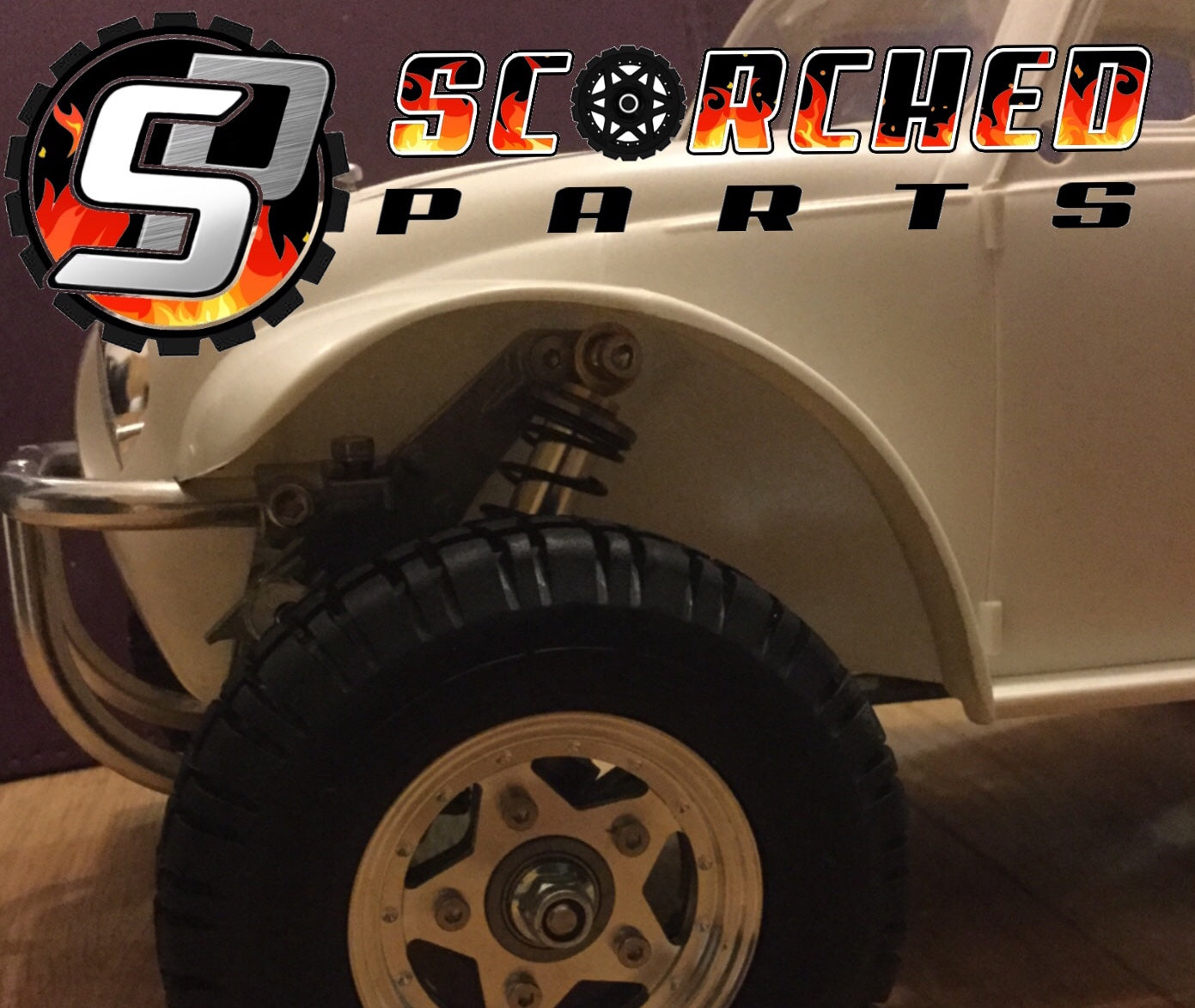 Inner Fender Wells / Mudguards - for Tamiya Sand Scorcher