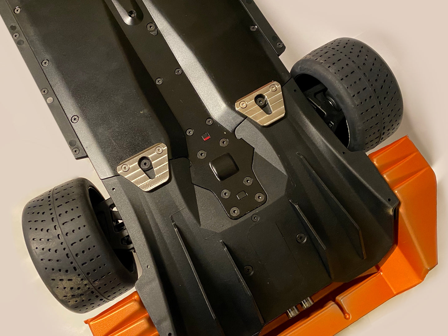 Titanium Rear Skid plates - for Arrma 6s Infraction v1,v2 / Felony