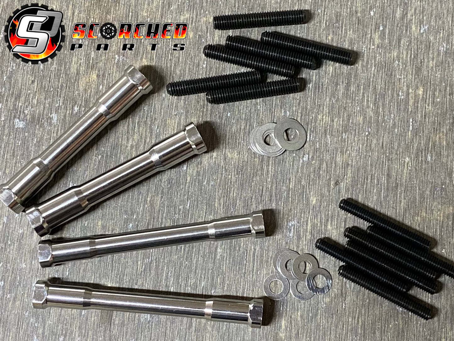 Titanium Turnbuckle / Link Set - for Arrma Kraton / Outcast / Talion / Big Rock 1.7*