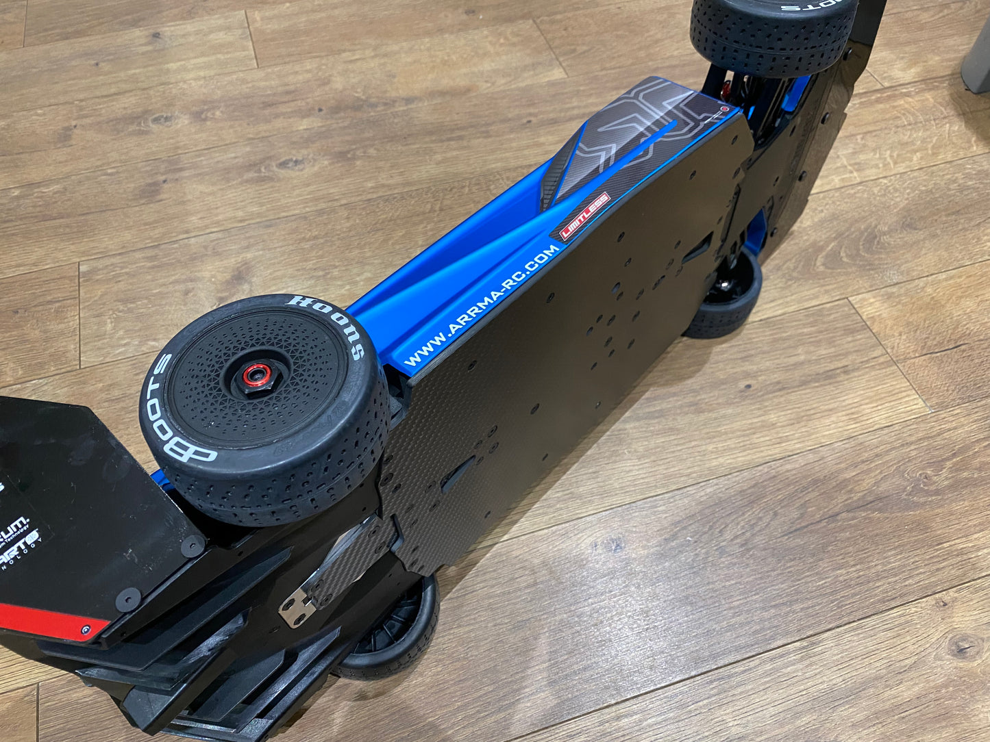 Carbon Fibre Tailored Fit Chassis - for Arrma Limitless  V2 & 120