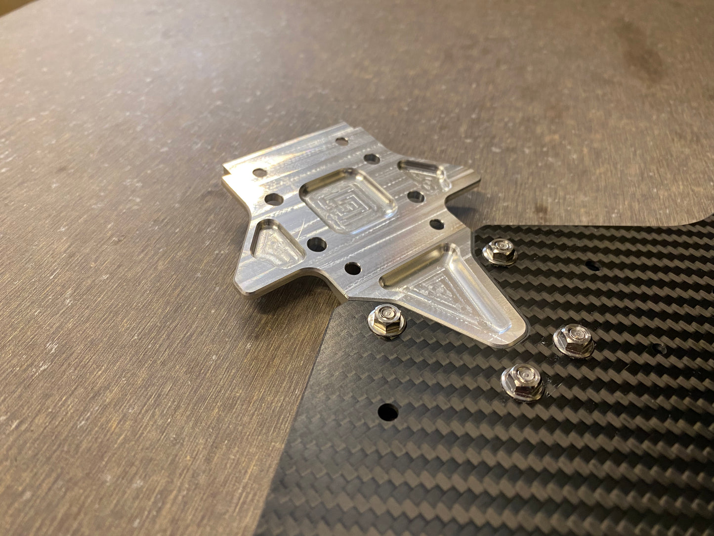 Carbon Fibre Hybrid Chassis - for Hobao GTB SSTE GT Width