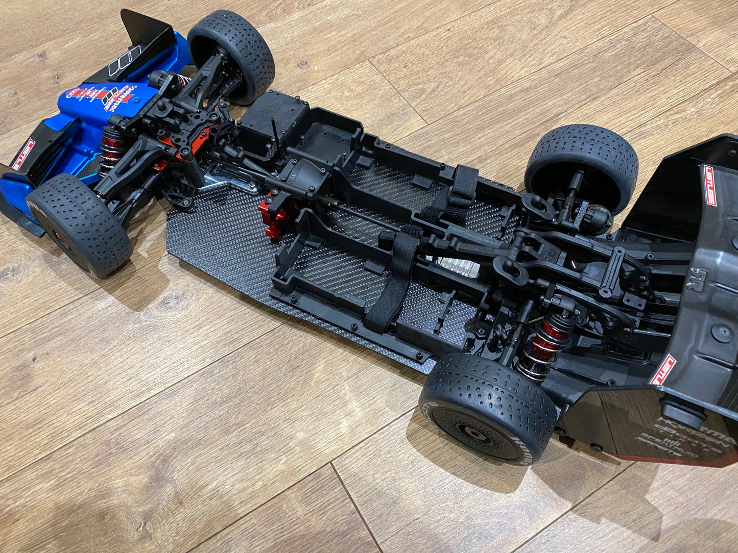 Carbon Fibre Tailored Fit Chassis - for Arrma Limitless  V2 & 120