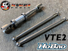 Load image into Gallery viewer, Titanium Pinocchio Spool and Centre Drive Shaft Set - for Hobao VTE2