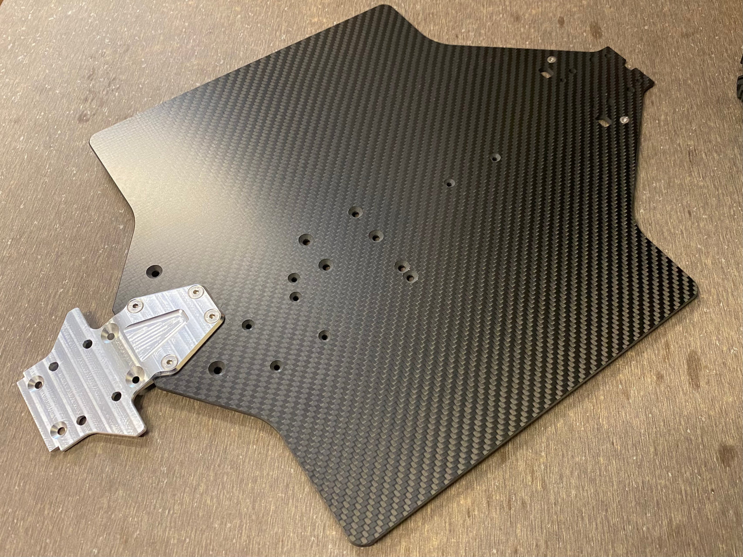 Carbon Fibre Hybrid Chassis - for Hobao GTB SSTE GT Width