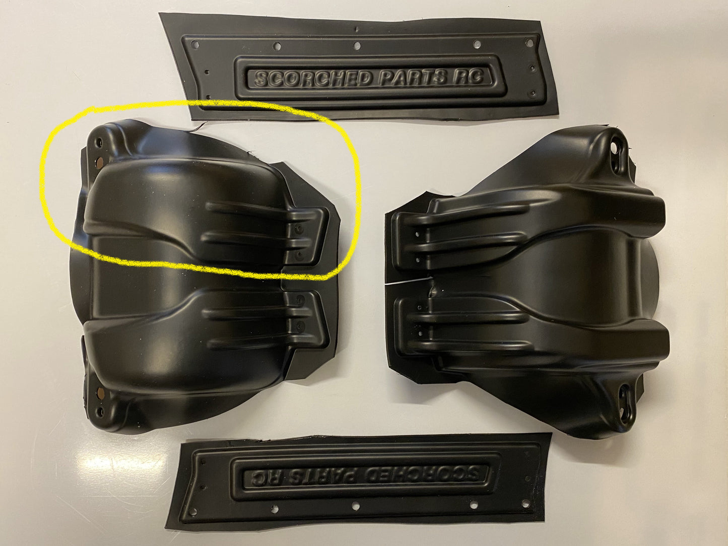 Inner Fenders REPLACEMENT PARTS for Arrma Infraction (V1 & V2)