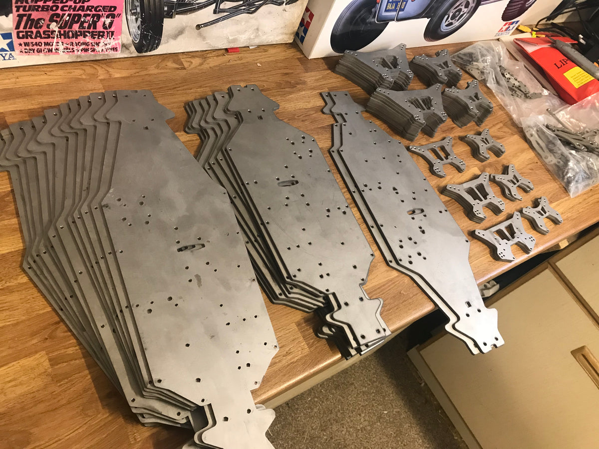 First full batch of titanium Scorched Parts RC