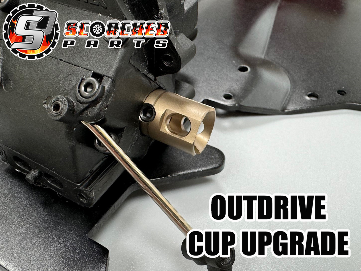 Outdrive shaft/cup upgrade - for Arrma 6s & 1/7th vehicles (Replaces  Z-AR310439)