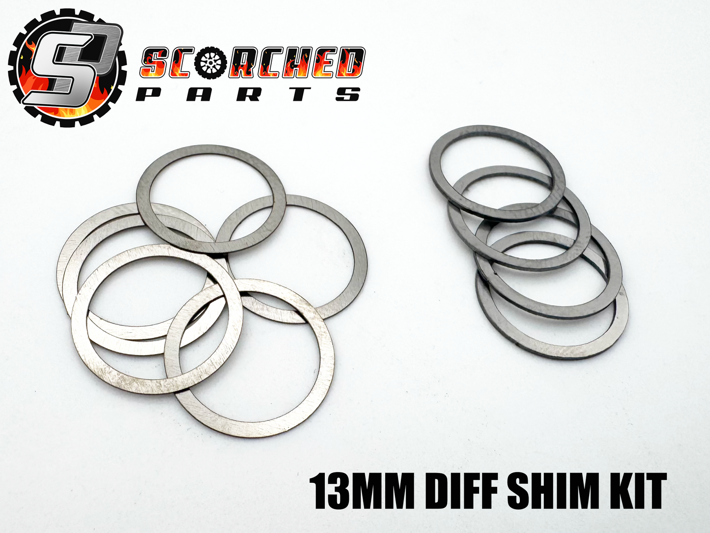 Shim Spacers for Diffs - 10pc Kit -  0.5 and 0.2 thickness