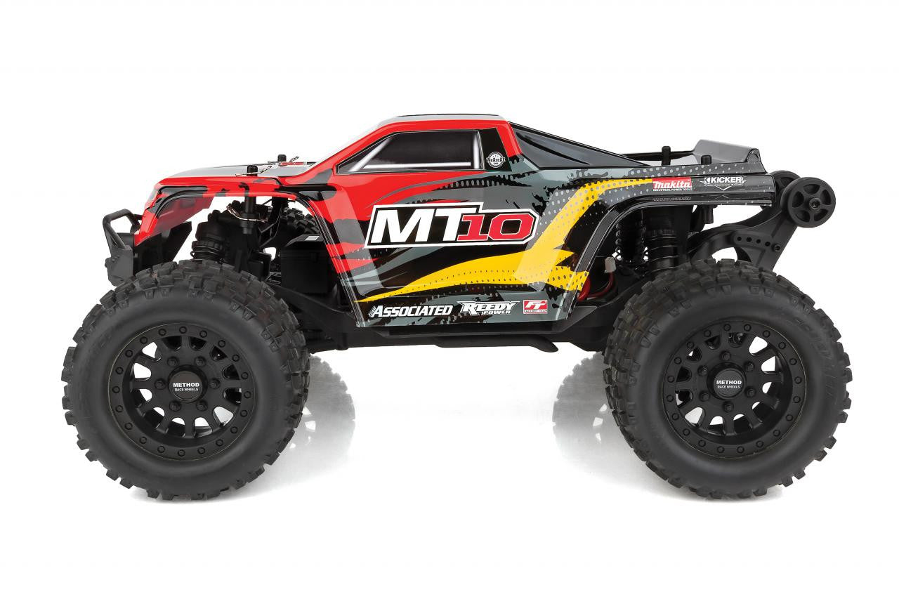 Associated Rival MT10 Brushless RTR Truck V2 - Red With Battery AS20518B