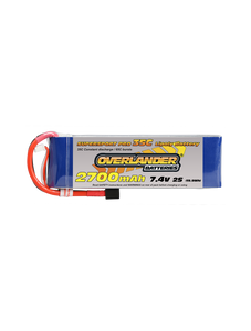 Overlander Supersport Pro 2700mAh 2S 7.4v 35C LiPo Battery
