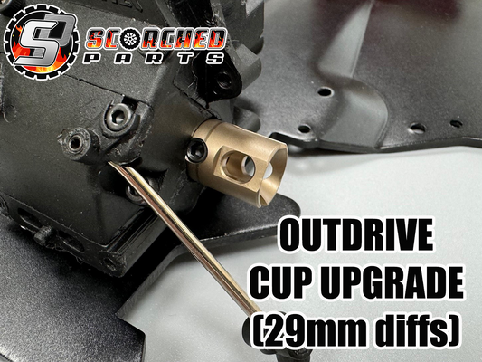 Outdrive shaft/cup upgrade - for Arrma 29mm diffs (Replaces  ARA310981)