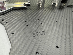 Carbon Fibre GT width Chassis - for Arrma Limitless, Infraction and Felony