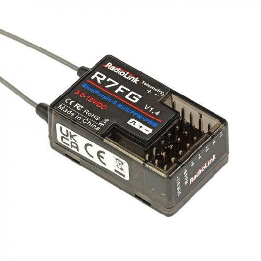 RadioLink R7FG 7-Channel Receiver with Gyro Function RLKR071007