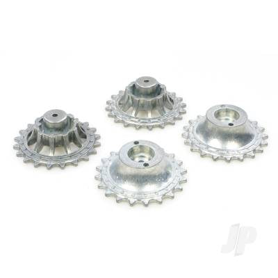 Henglong Tiger I/Panther Metal Drive Wheels (Pair) (for HLG3818 / 3819)