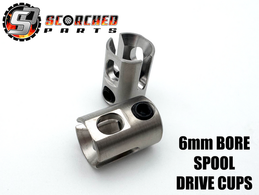 Differential Coupler / Diff Cup / Drive Cup Pair (6mm output to 8mm shaft ball end)