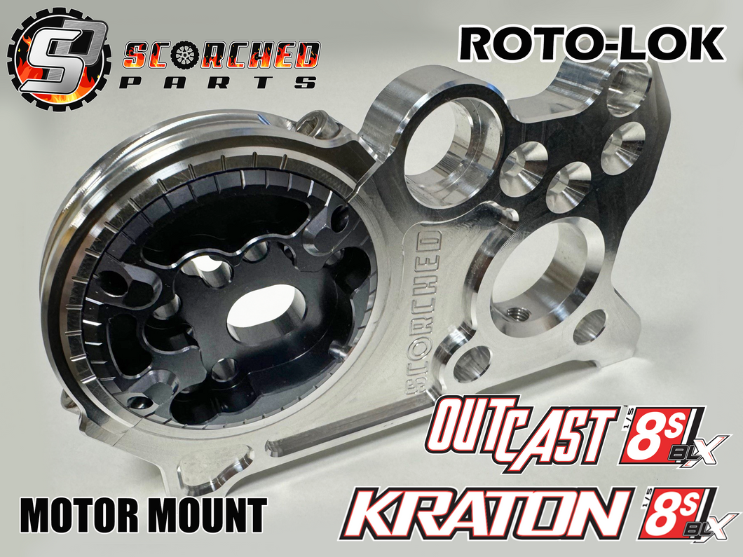 Roto-lok Motormount  - for Arrma 8s Kraton and Outcast