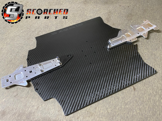 Carbon Fibre Chassis kit - 360mm Wheelbase 1/8, for Arrma