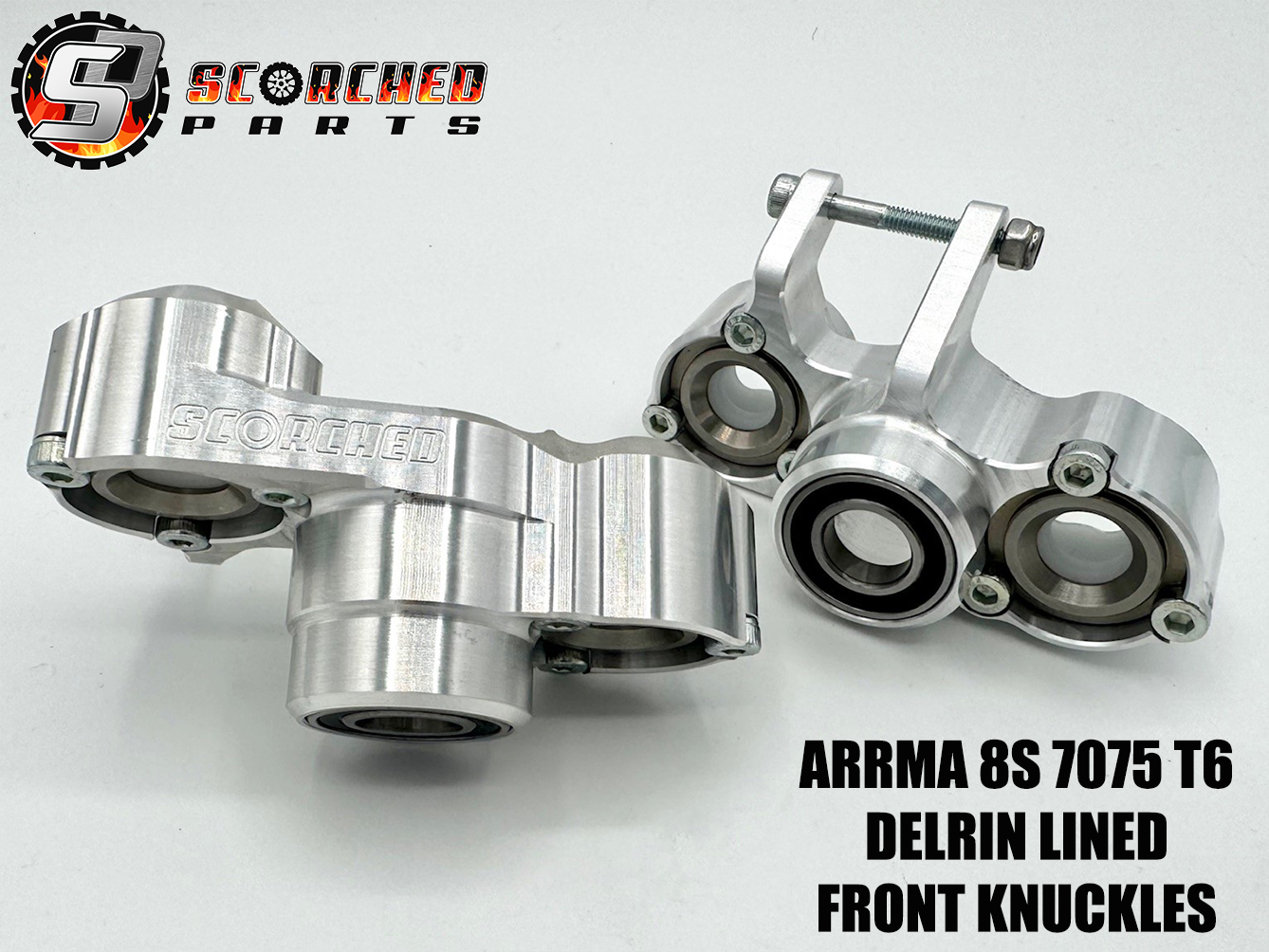 Steering Knuckle Front Hub Pair -  for Arrma Kraton 8s / Outcast 8S