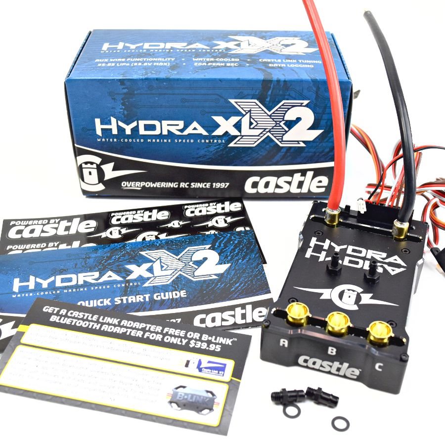 Castle HYDRA XLX2, 8S, 33.6V ESC, 20A PEAK BEC