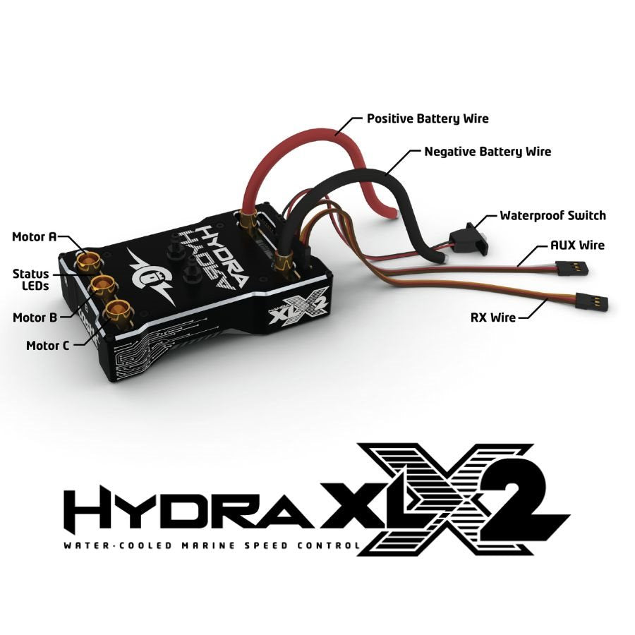 Castle HYDRA XLX2, 8S, 33.6V ESC, 20A PEAK BEC