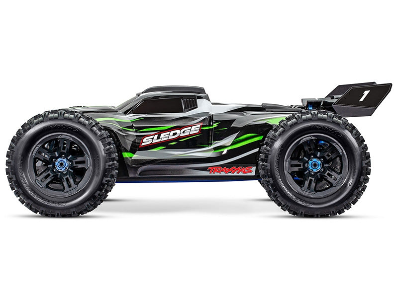 Traxxas Sledge 1/8 4WD VXL-6S Brushless Monster Truck - TRX95076-4-GREEN