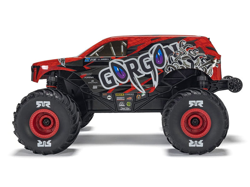 Arrma 1/16 GORGON GROM 4X4 RTR Monster Truck (Battery and Charger Inc) Red ARA2130T2