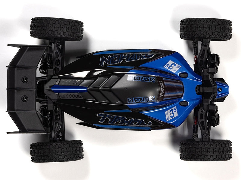Arrma 1/14 TYPHON GROM 223S BLX 4X4 with Batt/Charger Blue ARA2306ST2