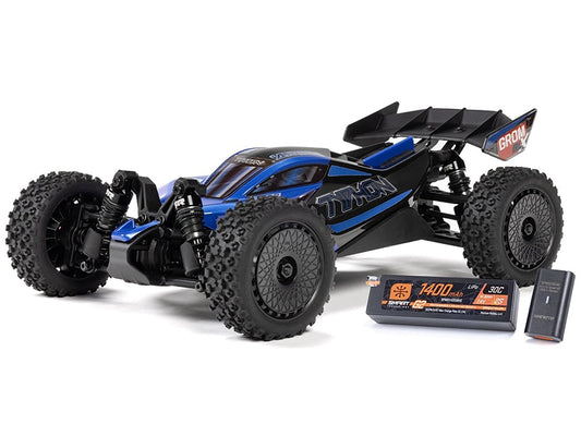 Arrma 1/14 TYPHON GROM 223S BLX 4X4 with Batt/Charger Blue ARA2306ST2
