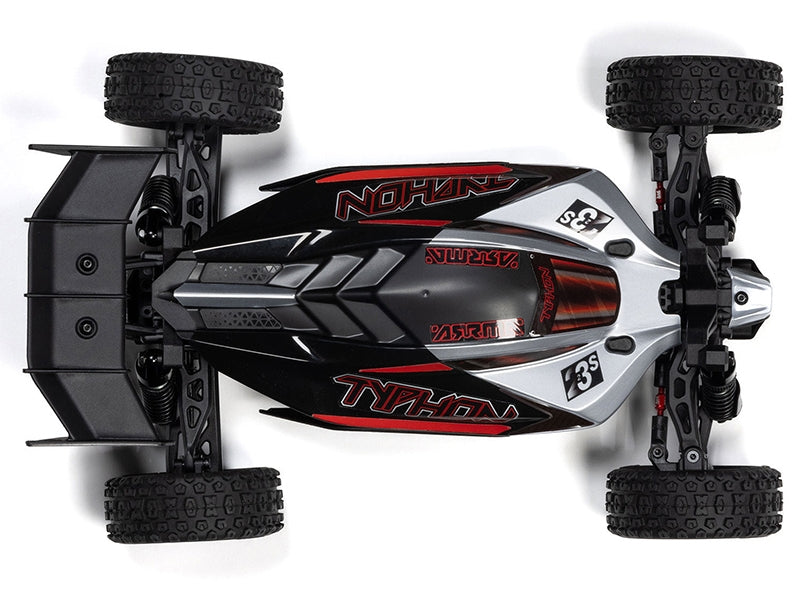 Arrma 1/14 TYPHON GROM 223S BLX 4X4 Buggy (No Batt/Charg) Silver C-ARA2306T1