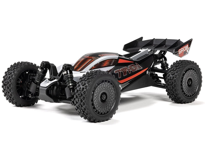 Arrma 1/14 TYPHON GROM 223S BLX 4X4 Buggy (No Batt/Charg) Silver C-ARA2306T1