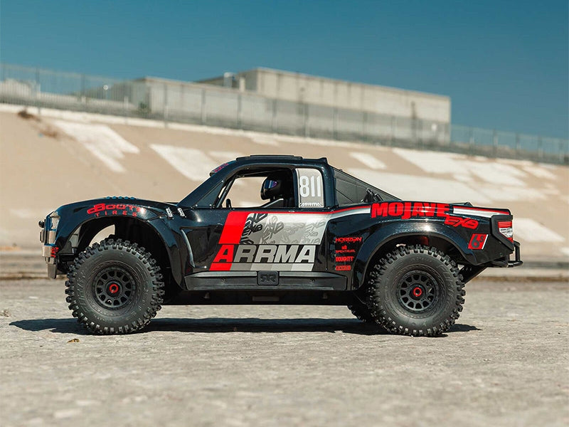 Arrma 1/7 MOJAVE 6S EXB 4X4 RTR Brushless Desert Truck, Black  ARA7704V3T1