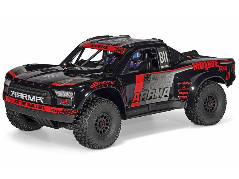 Arrma 1/7 MOJAVE 6S EXB 4X4 RTR Brushless Desert Truck, Black  ARA7704V3T1