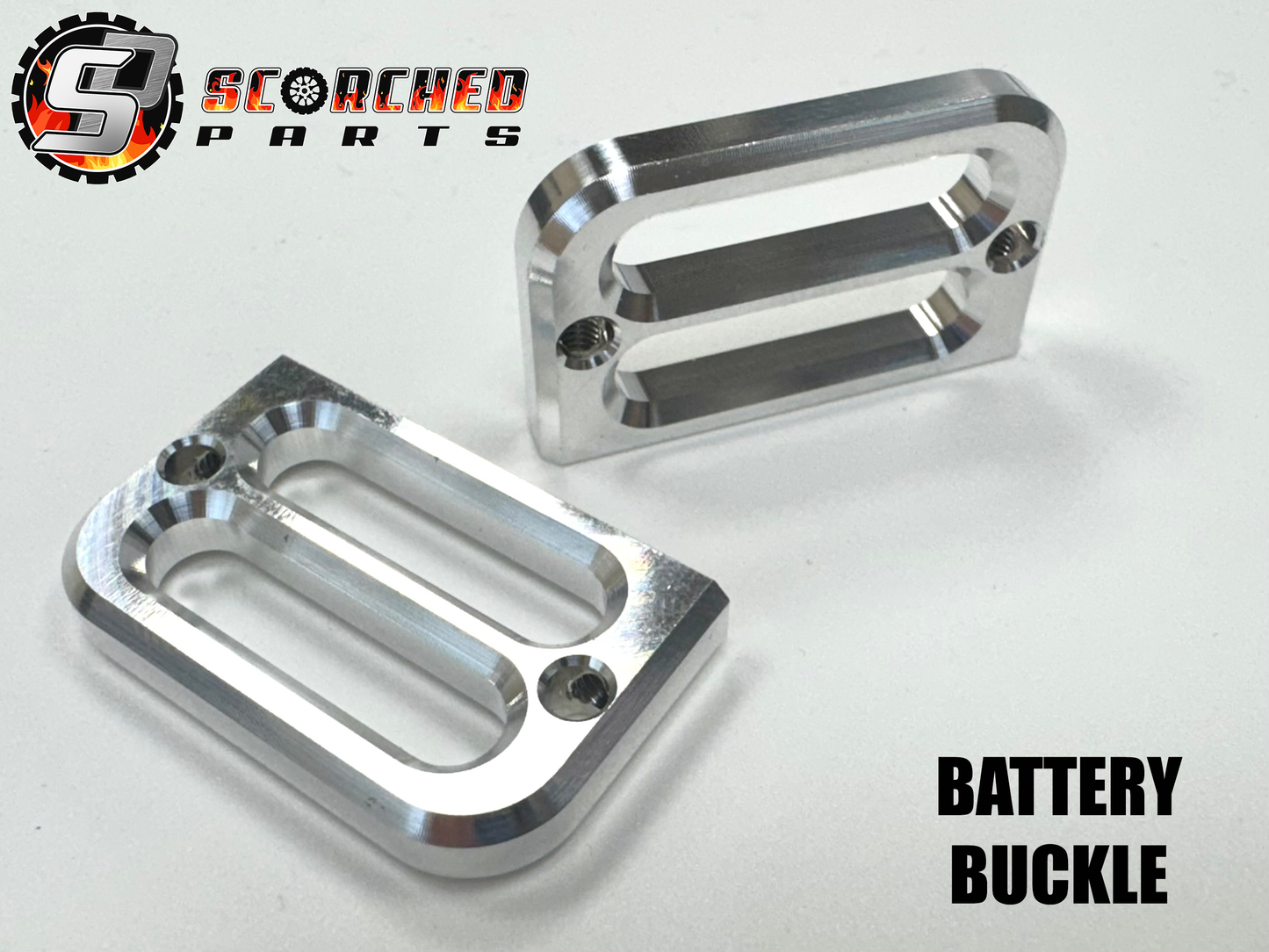 Custom Battery Mount Buckle (Pair)