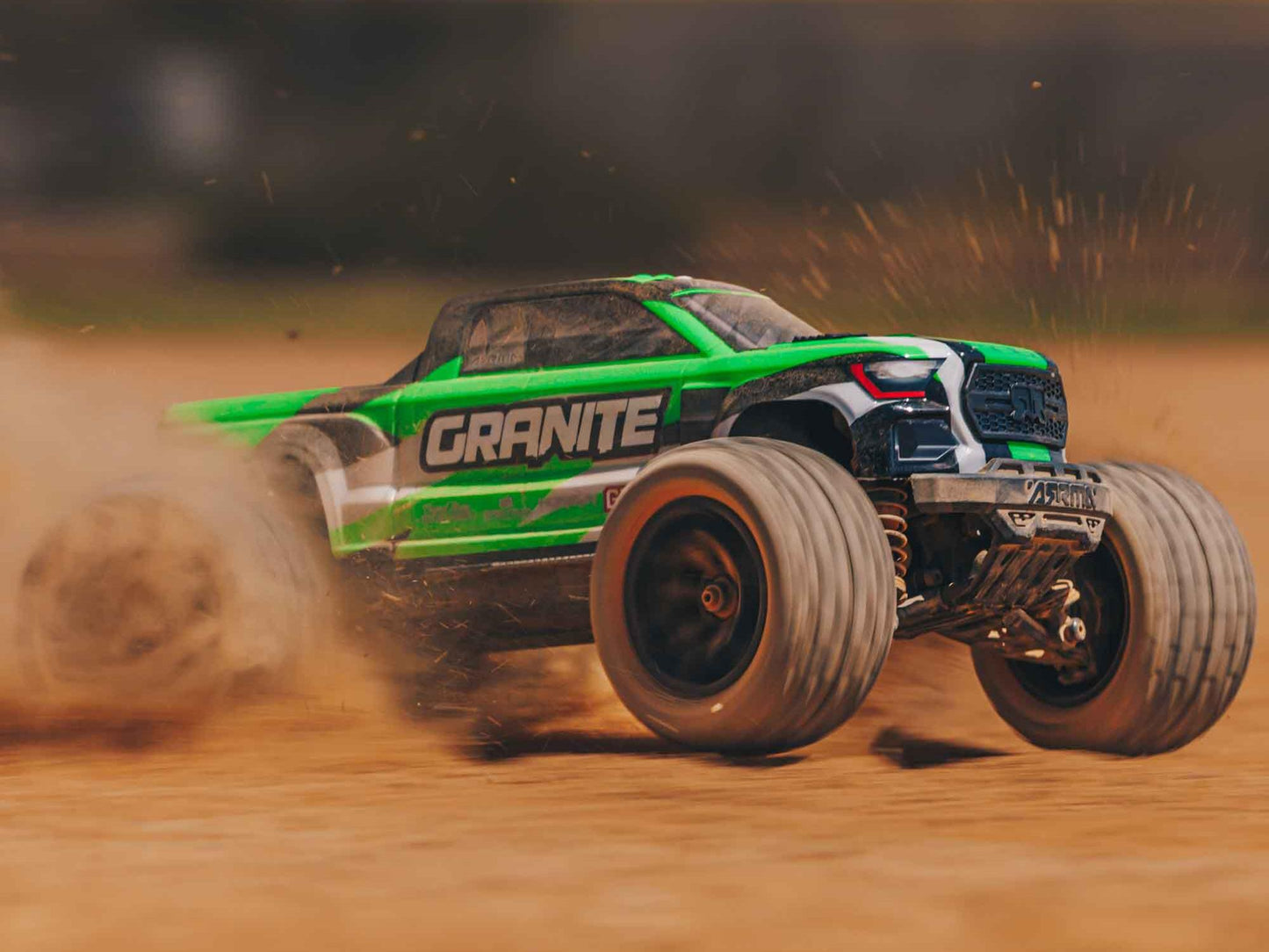 Arrma 1/18 GRANITE GROM MEGA 380 Brushed 4X4 Monster Truck RTR (Green) C-ARA2102T3