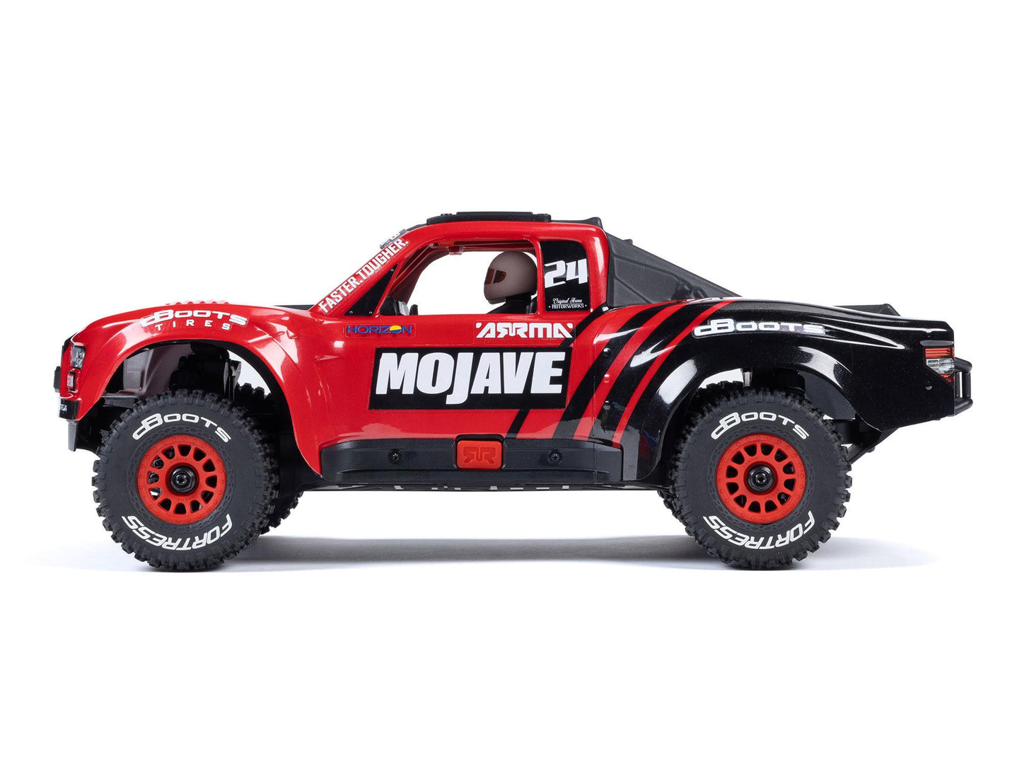 1/18 Mojave GROM 4wd Desert Truck RTR Mega w/Lipo USB Chg Red / Black C-ARA2104T1