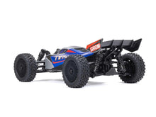 Load image into Gallery viewer, Arrma 1/18 TYPHON GROM MEGA 380 Brushed 4x4 Buggy RTR - Blue/Silver with Battery/ Charger C-ARA2106T1