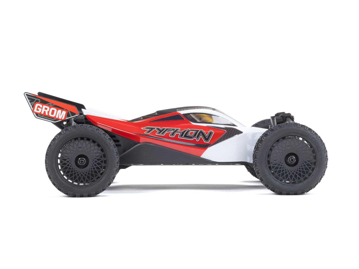 Arrma 1/18 Typhon GROM 4wd Smart RTR w/Lipo Batt/USB Chg Red/White C-ARA2106T2