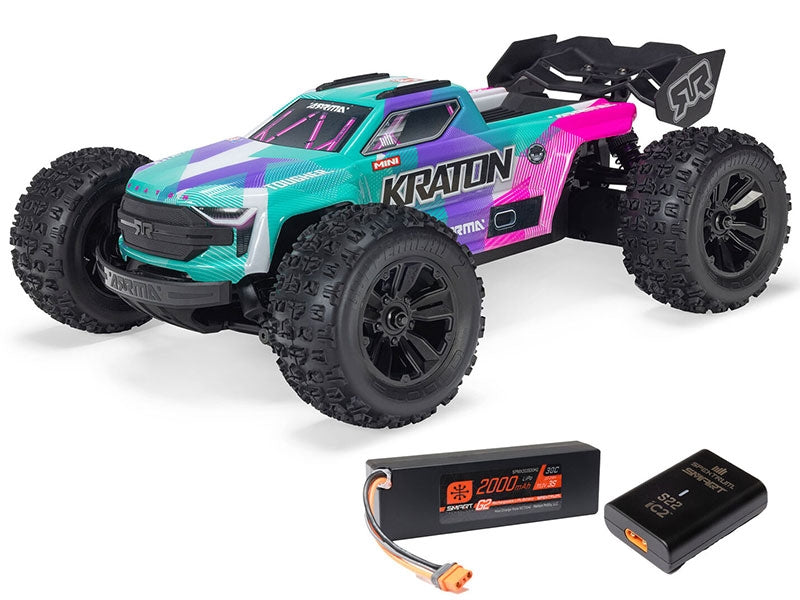 Arrma 1/16 Mini Kraton 3S (Battery and Charger Included) Teal ARA2508ST2